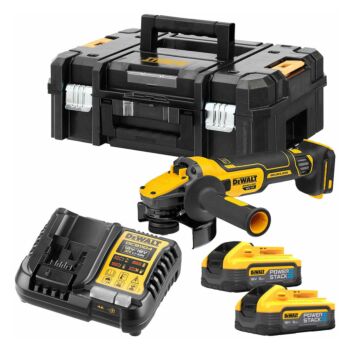ΓΩΝΙΑΚΟΣ ΤΡΟΧΟΣ FLEXVOLT 18V 125MM XR 2X5.0AH / DEWALT DCG409H2T-QW