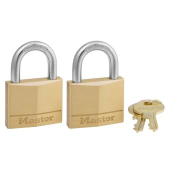 ΣΕΤ 2 ΛΟΥΚΕΤΑ ΜΠΡΟΥΤΖΙΝΑ 40ΜΜ MASTER LOCK 140Τ - 155192