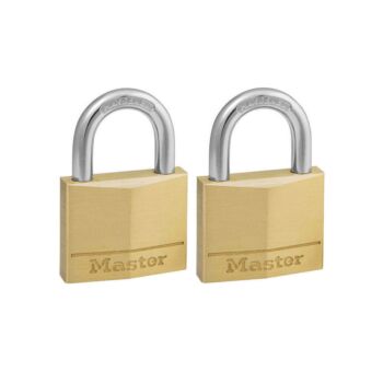 ΣΕΤ 2 ΛΟΥΚΕΤΑ ΜΠΡΟΥΤΖΙΝΑ 50MM MASTER LOCK 150Τ - 155998