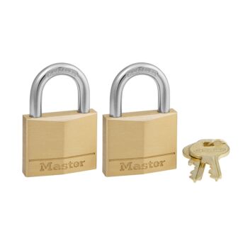 ΣΕΤ 2 ΛΟΥΚΕΤΑ ΜΠΡΟΥΤΖΙΝΑ 30ΜΜ MASTER LOCK 130T - 158260