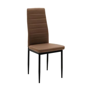 ΚΑΡΕΚΛΑ PARKER PU CAPPUCCINO-ΜΑΥΡΟ ΠΟΔΙ / PAKOWORLD 270-000003
