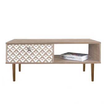 ΤΡΑΠΕΖΙ ΣΑΛΟΝΙΟΥ HOME Μ100xΠ50xΥ42.5cm SONOMA / FYLLIANA 271-121-031