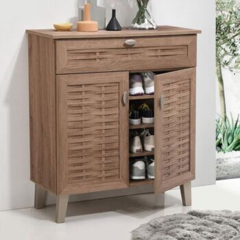 ΠΑΠΟΥΤΣΟΘΗΚΗ Fylliana FP-02C PACIFIC OAK ΜΕ 4 ΡΑΦΙΑ 77