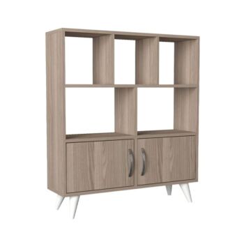 ΒΙΒΛΙΟΘΗΚΗ-ΡΑΦΙΕΡΑ Fylliana Orbit GREY OAK 90*22*105