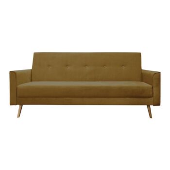 ΚΑΝΑΠΕΣ ΤΡΙΘΕΣΙΟΣ Π200xΒ80xΥ90cm ΚΙΤΡΙΝΟ / FYLLIANA 831-122-846