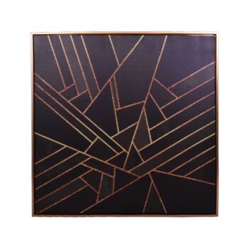 ΚΑΔΡΟ Μ60xΠ3xΥ60cm ΜΕΤΑΛΛΙΚΟ / FYLLIANA 373-92-043