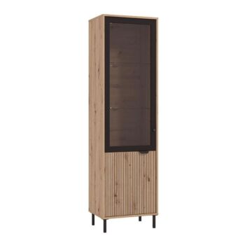 ΒΙΤΡΙΝΑ MAYENNE 1K VS1 ARTISAN OAK-ΜΑΥΡΟ MAT / FYLLIANA 11013357