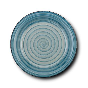 ΠIATO ΦΡΟΥΤΟΥ STONEWARE "LINES FADED BLUE" NAVA / 19