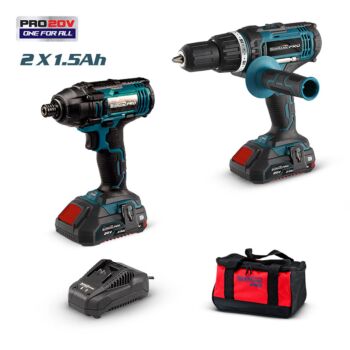 ΣΕΤ ΔΡΑΠ/ΒΙΔΟ ΚΡΟΥΣΤΙΚΟ 20V+ΠΑΛΜΙΚΟ 20V+2 ΜΠΑΤΑΡΙΕΣ +ΦΟΡΤΙΣΤΗ+ΤΣΑΝΤΑ / BORMANN BBP9000