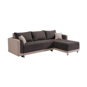 ΚΑΝΑΠΕΣ ΓΩΝΙΑΚΟΣ Π263xΒ167xΥ83cm ΑΝΑΣΤΡΕΨΙΜΗ ΓΩΝΙΑ ΚΑΦΕ / FYLLIANA 21028885