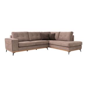 ΚΑΝΑΠΕΣ ΓΩΝΙΑΚΟΣ Π280ΧΒ220ΧΥ95CM ΔΕΞΙΑ ΓΩΝΙΑ ΚΑΦΕ / FYLLIANA 885-222-072