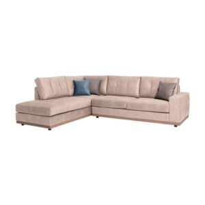 ΚΑΝΑΠΕΣ ΓΩΝΙΑΚΟΣ Π280xΒ220xΥ87cm ΑΡΙΣΤΕΡΗ ΓΩΝΙΑ ΜΠΕΖ / FYLLIANA 888-222-063