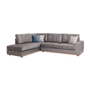 ΚΑΝΑΠΕΣ ΓΩΝΙΑΚΟΣ Π280xΒ220xΥ87cm ΑΡΙΣΤΕΡΗ ΓΩΝΙΑ ΓΚΡΙ / FYLLIANA 888-222-061