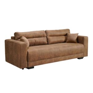 ΚΑΝΑΠΕΣ ΤΡΙΘΕΣΙΟΣ Π237xΒ99xΥ76cm ΚΑΦΕ / 21028777